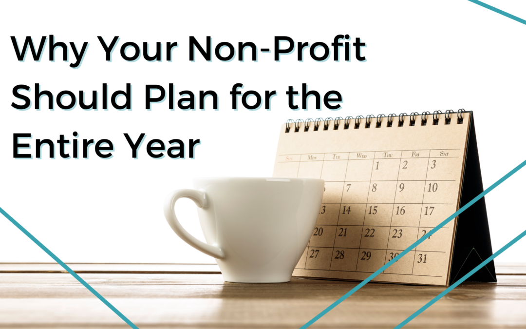 Why Your Non Profit Should Plan for the Entire Year